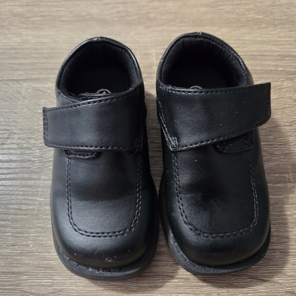 Elegant Black Kids Dress Shoes
